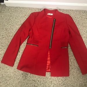 Red light blazer type jacket